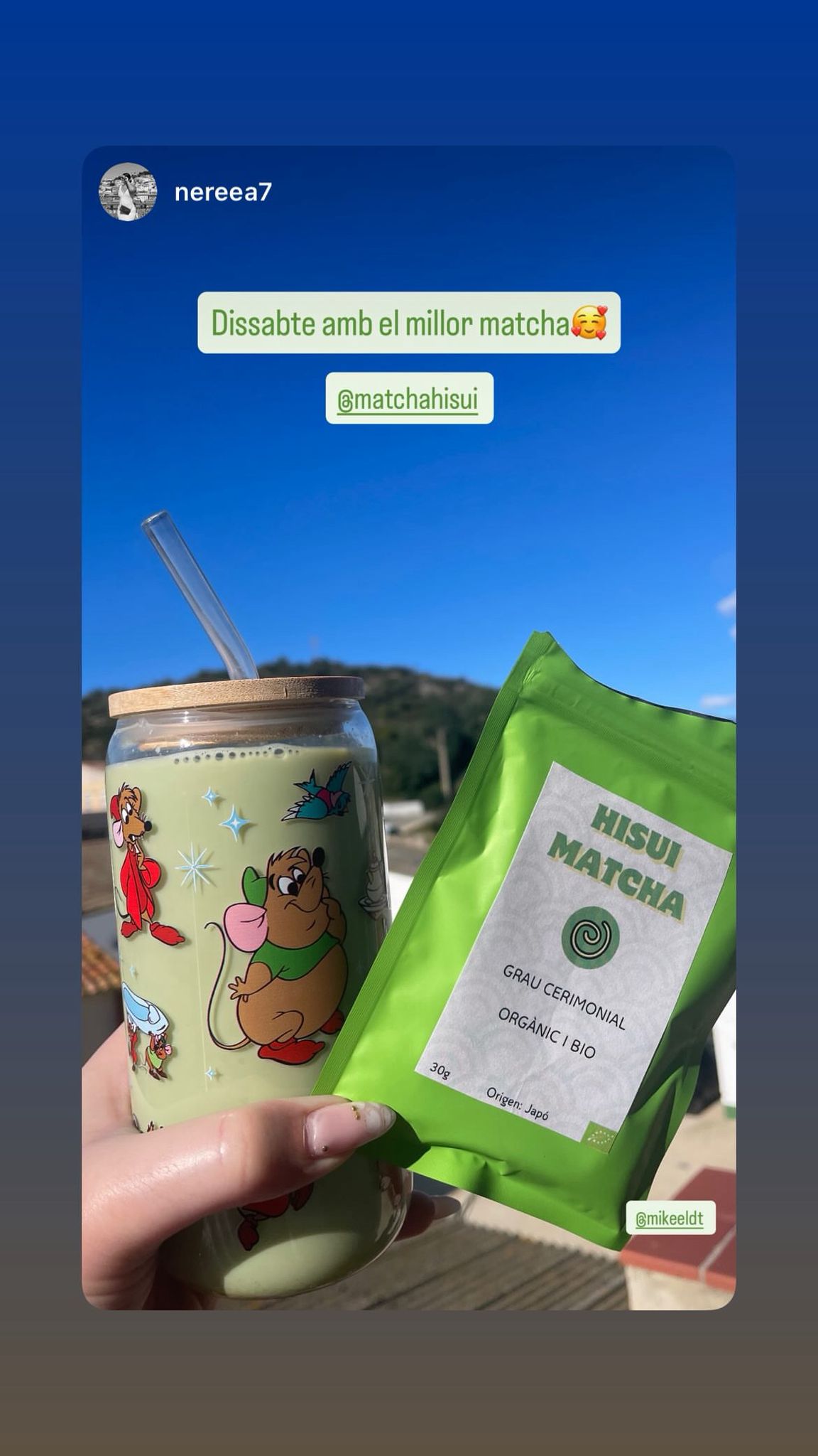 Esmorzar saludable amb matcha